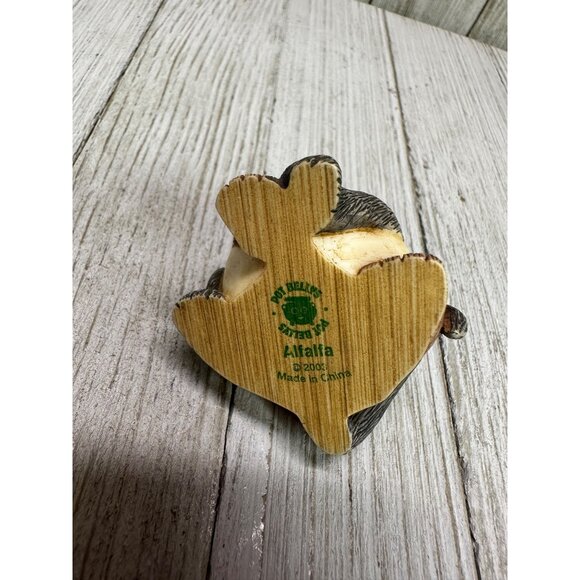 Vtg Harmony Kingdom Pot Belly's "Alfalfa" Cat Kitten Figurine 2003 Hidden Mouse - Picture 5 of 9